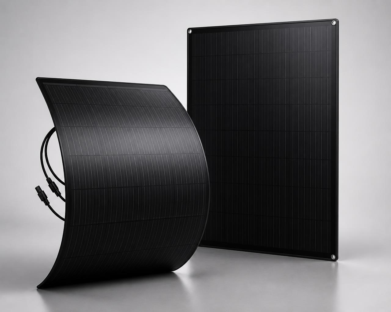 Gros plan sur les cellules d'un panneau solaire monocristallin